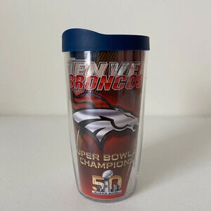 NWOT | Tervis Denver Broncos Super Bowl 50 champions 16‎ oz cup